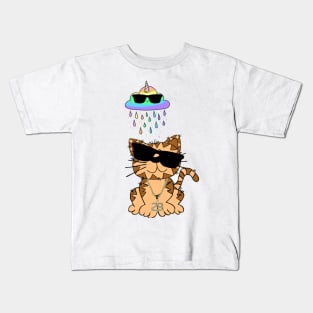 HIP HOP CAT Kids T-Shirt